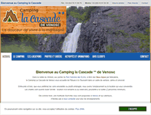 Tablet Screenshot of camping-cascade.com